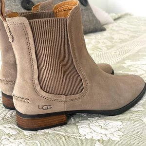 Suede Ugg Ankle Boots